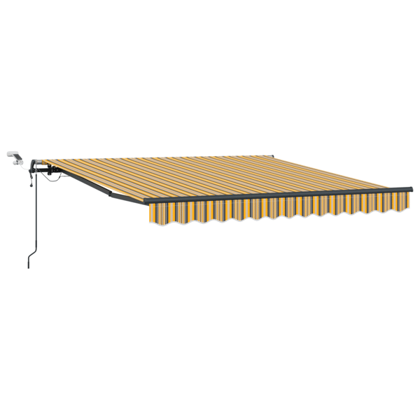 Markis tyg med Flerfärgsdesign 350 x 250 cm Polyester