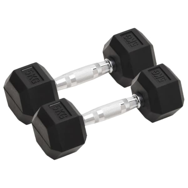 Hantlar 2 st 5 kg st gjutjärn