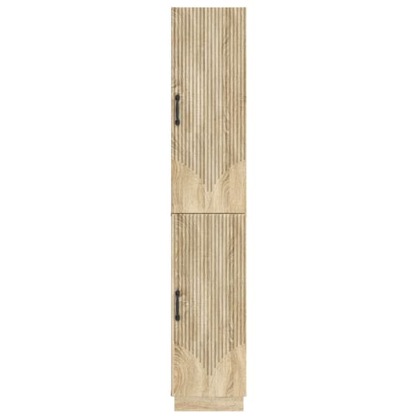 Skåpset 2 pcs Sonoma-ek Konstruerat trä