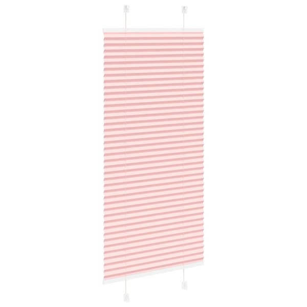 Plisserad persienn rosa 55x100cm tyg bredd 54,4cm polyester