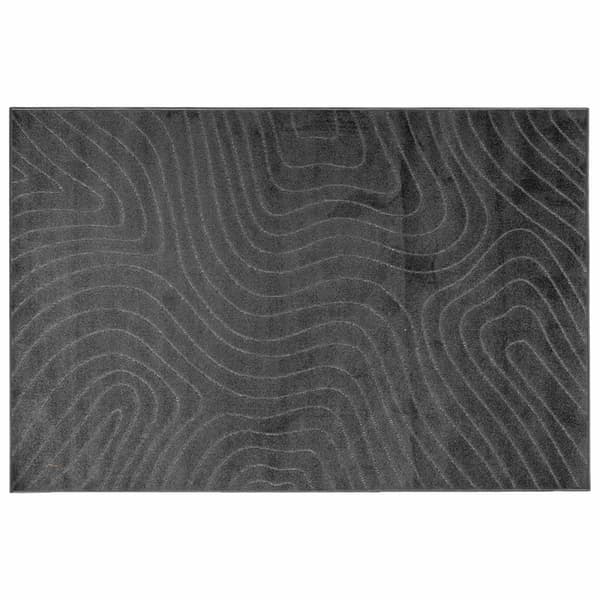 Områdesmattor PALMERAS Antracit 280 x 200 cm Polyester