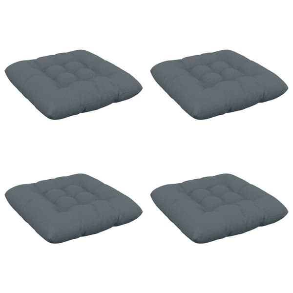 Sittkuddar VIANEN 4 st 100% Polyester Blå 50 x 50 x 12 cm