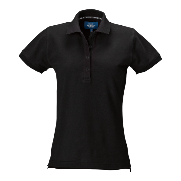 Marion solid Polo w Black Female