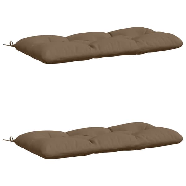 2-delade Bänk Kuddar VIANEN 100% Polyester Taupe