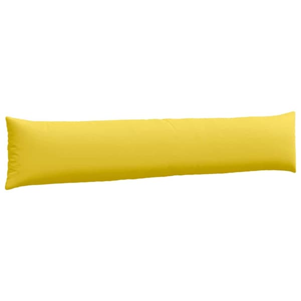 Sofakuddar 2 pcs Ljusgul 200 x 40 cm tyg