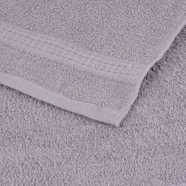 Badlakan FROGN 4 st grå 100x150 cm 360 gsm
