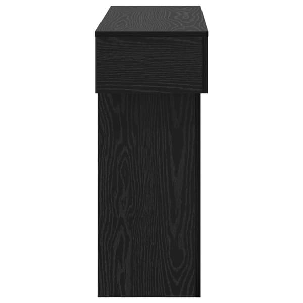 Svart Ek 101 x 30 x 74 cm