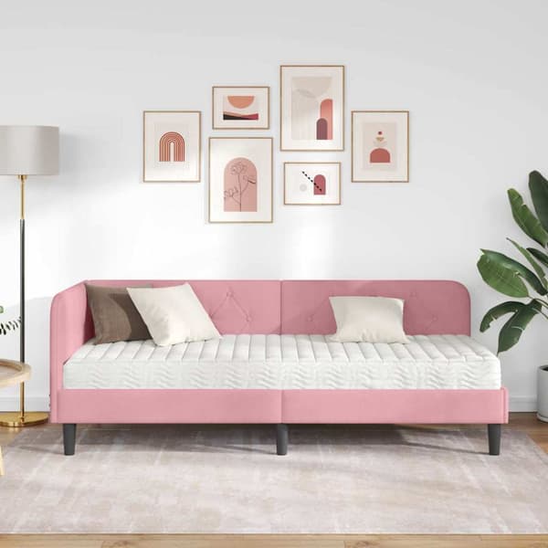 Hörn Sängram Rosa 80 x 200 cm Sammet