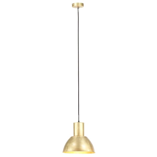 Hänglampa 25 W mässing rund 28,5 cm E27