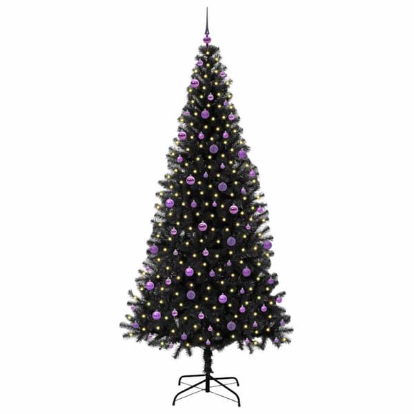 Julgran Svart 240 cm PVC