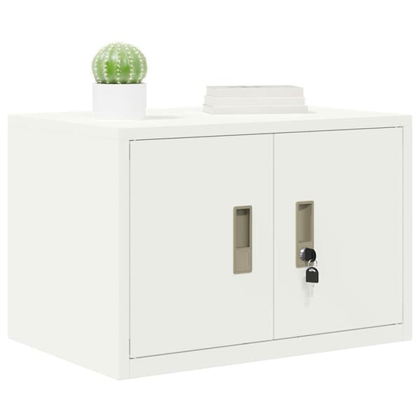 Förvaringsskåp Vit 60 x 40 x 40 cm Stål