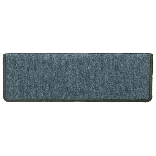 Trappmattor 30 st 65x21x4 cm mörkgröna rektangulära kanter