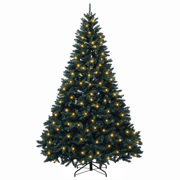 Plast Hingad Julgran 270 cm 600 LED-lampor Varmvit