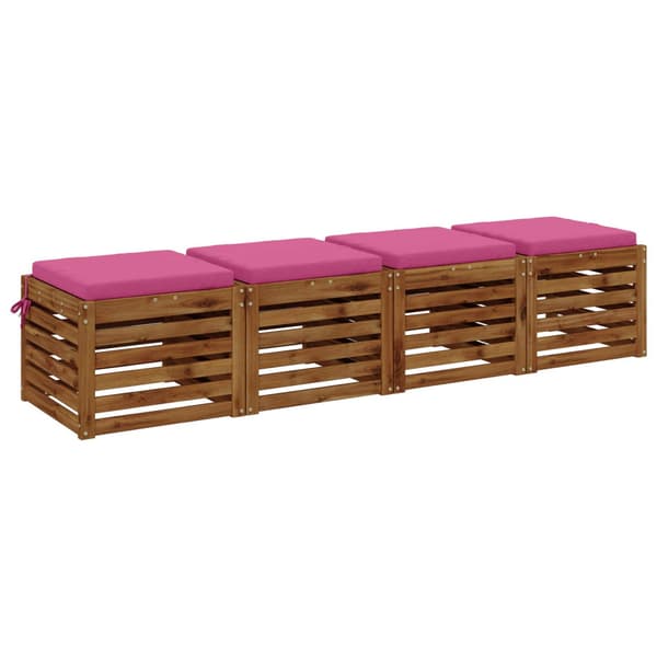 4-delade Sittdynor SOEST 4 st 100% Polyester Rosa