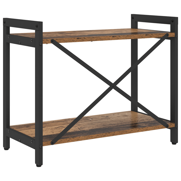 Hyllsystem 60 x 30 x 50 cm Konstruerat trä Gammalt trä