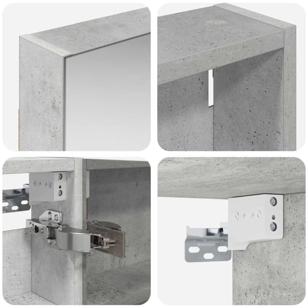 Badrumsskåpsset 3 st 110 x 10,5 x 60,5 cm Konstruerat trä