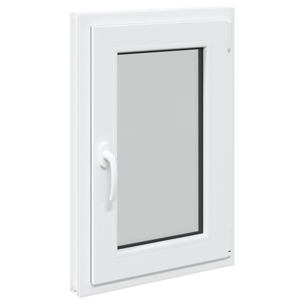 Källarfönster RISOR Vit 50 x 75 cm PVC och glas