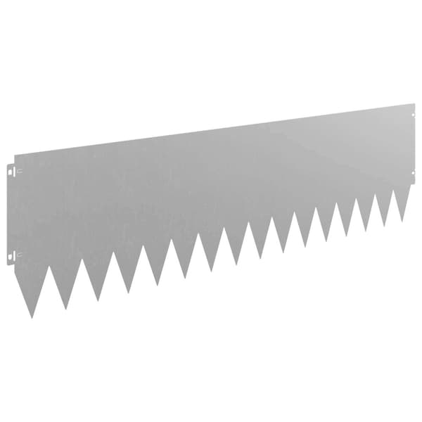 Kant för gräsmatta 10 pcs 103 x 30 cm Stål Rostig