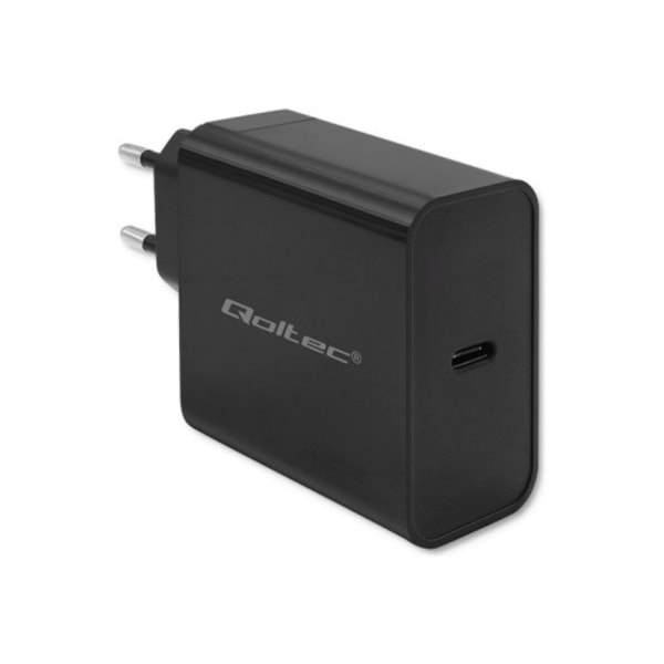 Qoltec - strömadapter - 2.25-3.25A, 5-20V, USB typ C PD - 65 Watt