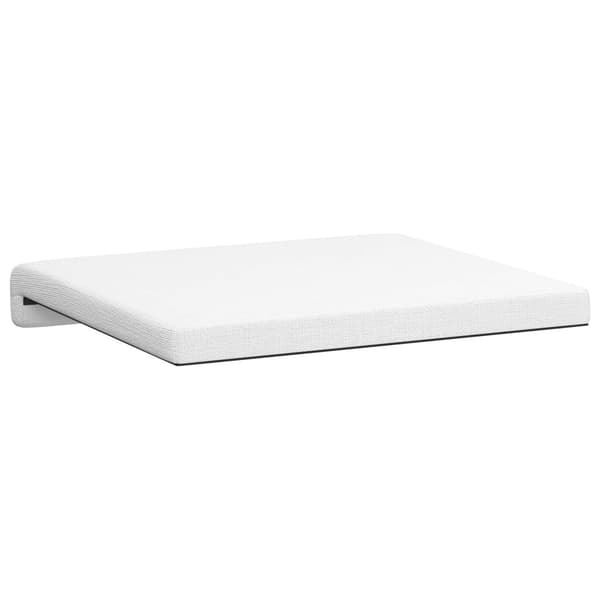 Bänk kudde 2 st Tyg Vit Djup 35 cm