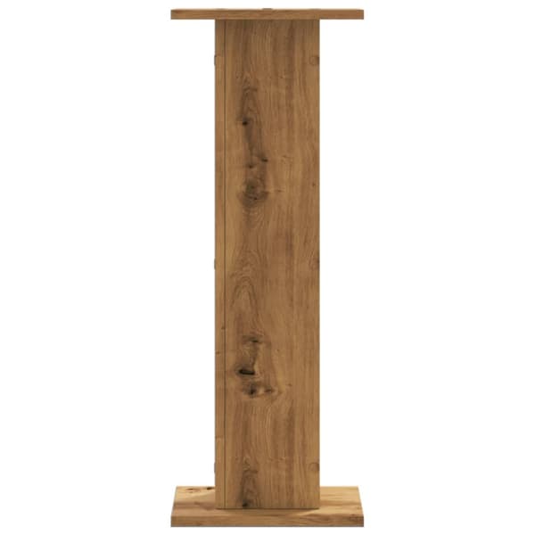 Högtalarställ 2 st ek 30x30x80 cm konstruerat trä