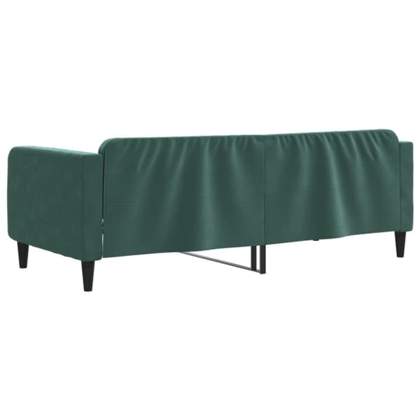 Dagbädd mörkgrön 100x200 cm sammet