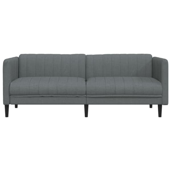 Soffa 3-sits mörkgrå tyg