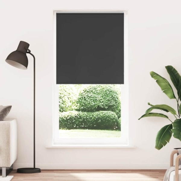 Rullgardin mörkläggning svart 90x230 cm tyg bredd 85,7 cm