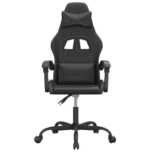 Gamingstol svart konstläder