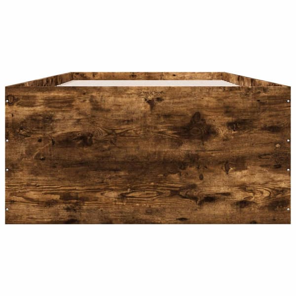 Golvsängsram Rökt ek 80 x 200 cm Konstruerat trä