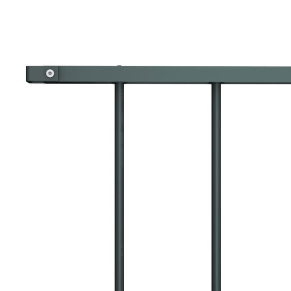 Staketpanel Woerden pulverlackerad stål 1,7x1 m antracit