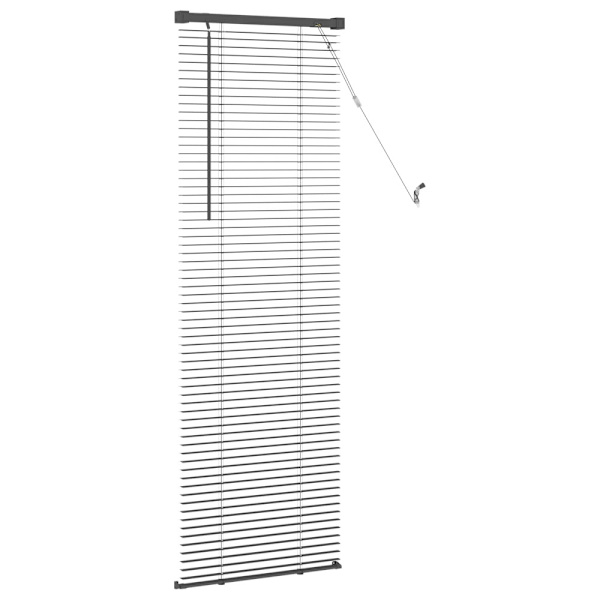 Persienn Silvergrå 150 x 50 cm PVC