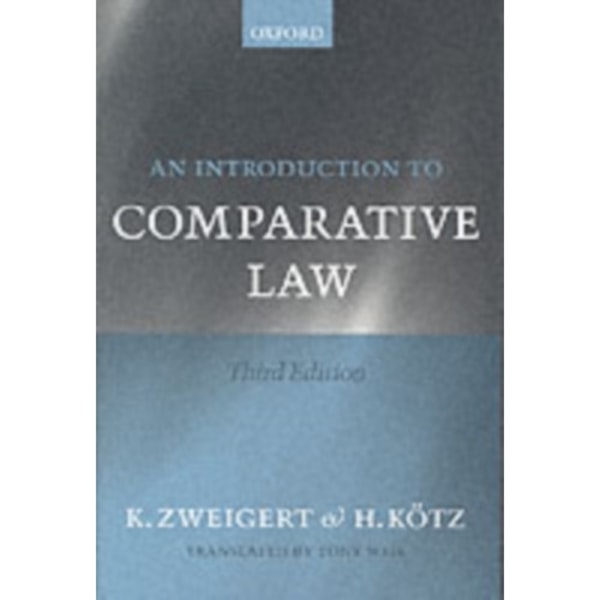 An Introduction to Comparative Law (häftad, eng)