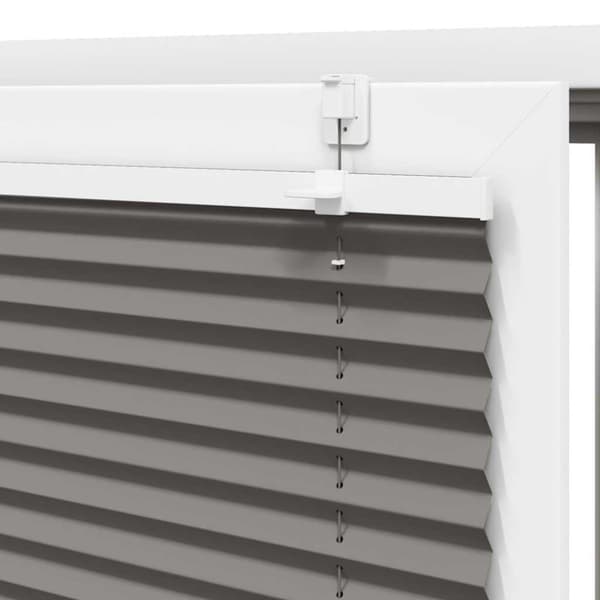 Plisserad persienn antracit 40x150cm tyg bredd 39,4cm polyester