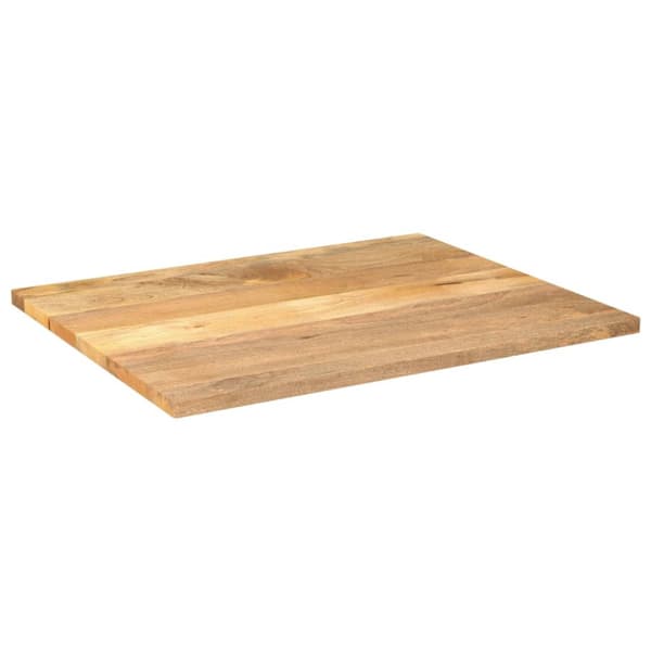 Bordsskiva 90x80x2,5 cm rektangulär massivt mango-trä