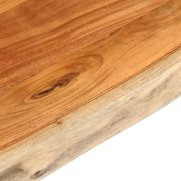 Bordsskiva 160x40x3,8 cm rektangulär massiv akacia rustik kant