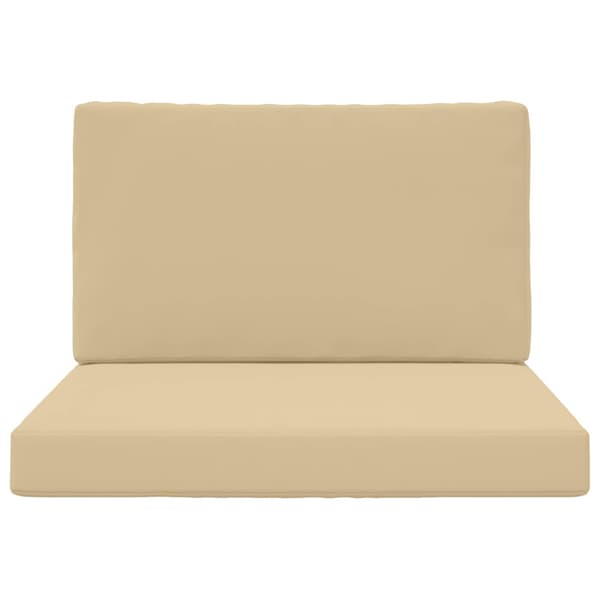 Utomhus Soffa Kudde 2 pcs Beige Polyester