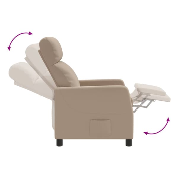 Recliner Cappuccino Konstläder