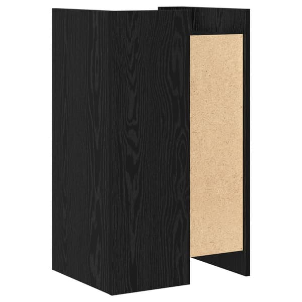 Sideboard Svart Ek 45 x 35 x 75 cm