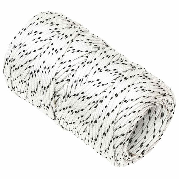 Mångsidigt bruksrep 2 mm 25 m Vit Polyester 50 kg Maxbelastning