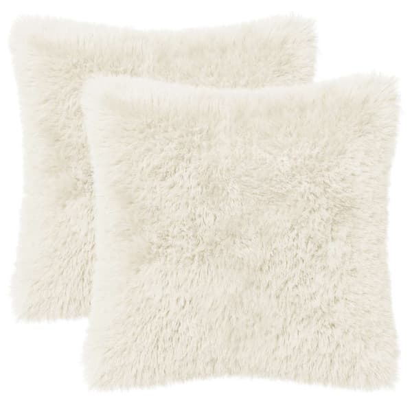 Kuddöverdrag 2 st HEERLEN Vit 35 x 35 cm PV Fleece