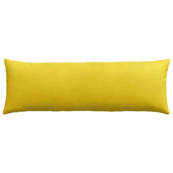Sofakuddar 2 pcs Gul 120 x 40 cm Kordread tyg