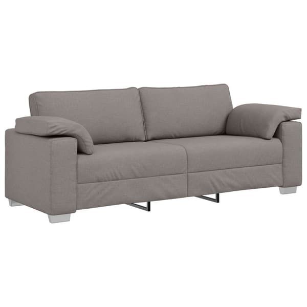 3-Sits soffa Taupe 220 cm tyg