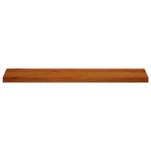 Trappsteg 2 st 120 x 30 x 2 cm Brun Massivt Ekträ