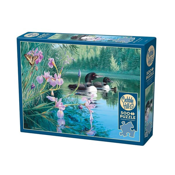 Puzzle Iris Cove Loons, Pussel, 500 bitar, Cobble Hill