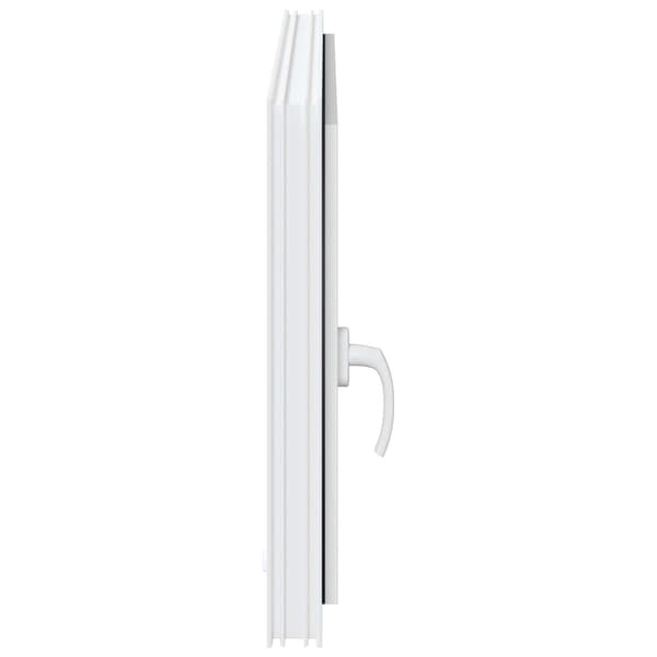 Källarfönster RISOR Vit 100 x 60 cm PVC och glas
