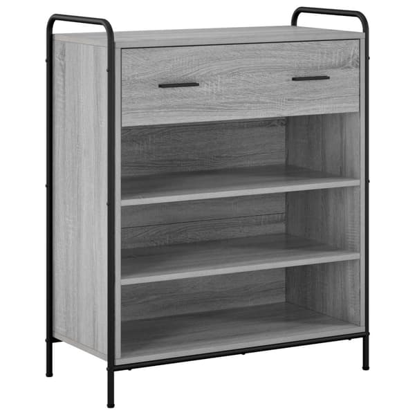 Skoskåp 76 x 36,5 x 93 cm Konstruerat trä Grå Sonoma