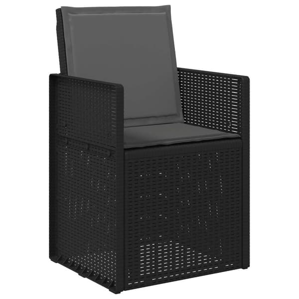 Trädgårdsmatstolar 2 pcs Antracit PP