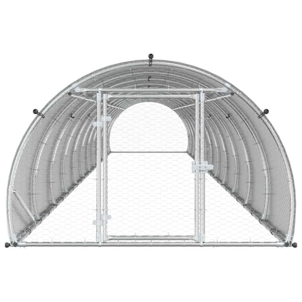Hönsgård Silver 1200 x 150 x 100 cm Galvaniserat stål