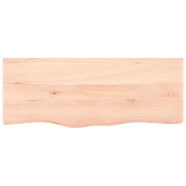 Hyllplan 100x40x(2-4) cm obehandlad massiv ek